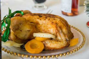 Christmas dinner usually includes a chester chicken in brazil.