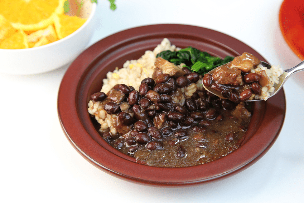 Brazilian Black Beans plate