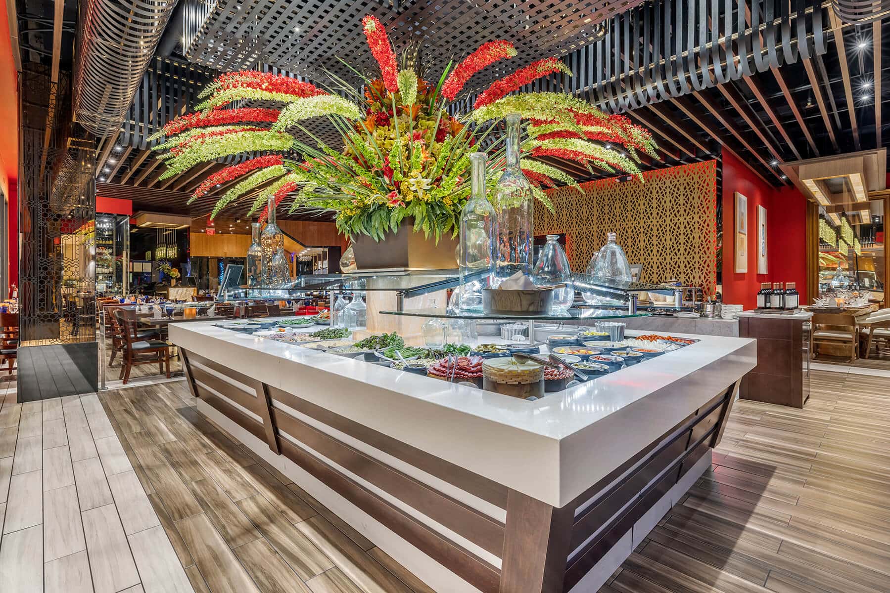 salad area view of Texas de Brazil Carlsbad