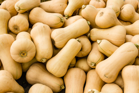 a stack of butternut squash