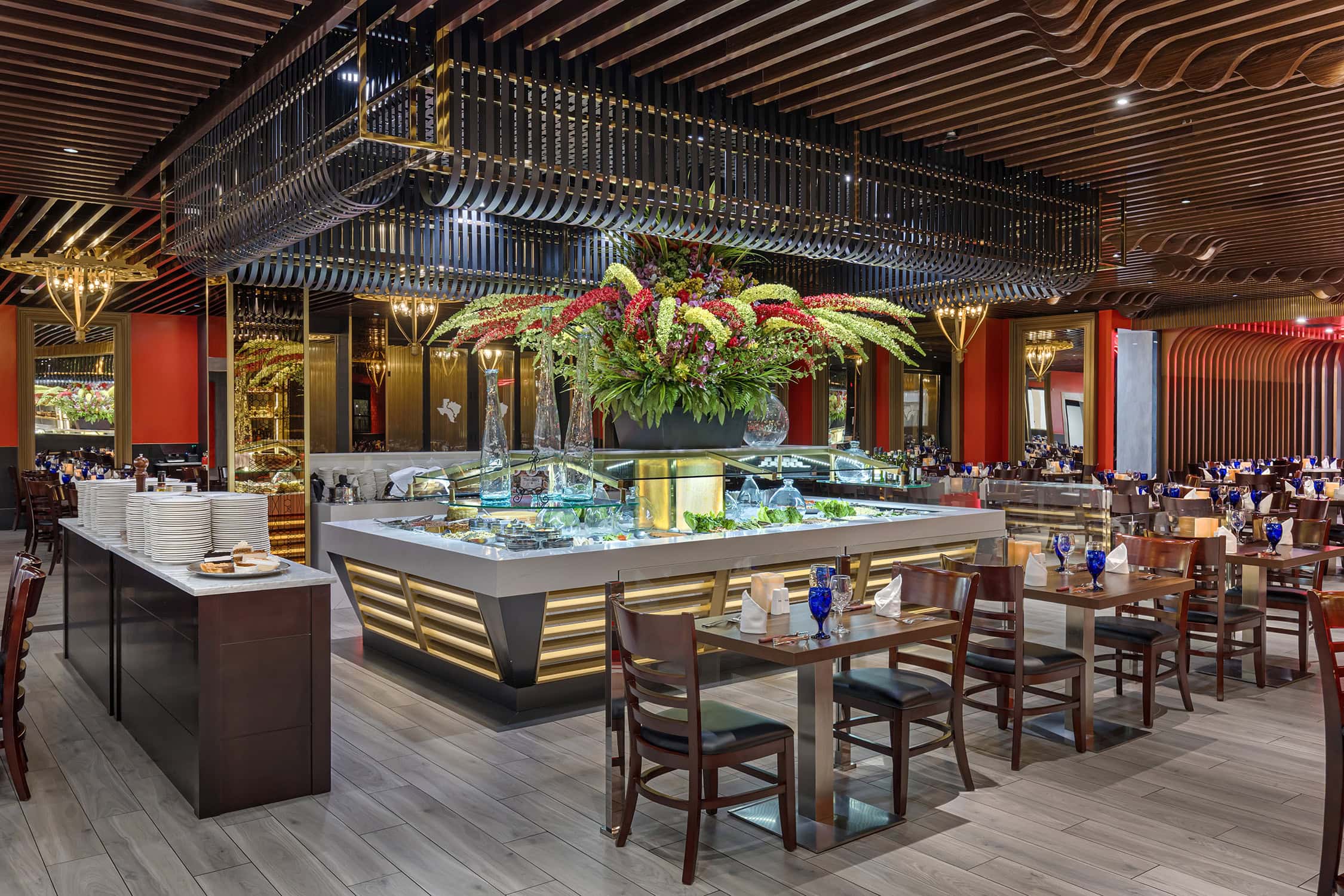 Texas de Brazil Grand Rapids Salad Area